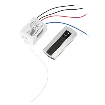

Channel with Digital Transmitter 220V ON/OFF 1 Switch Wireless Relay Receiver Remote Control Light Lamp