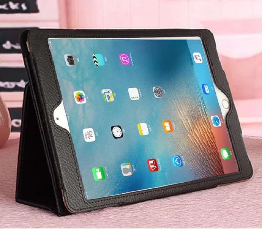 Folio Coque iPad Case for iPad 9.7 5th 6th iPad Air 1 Air 2 Magnetic Smart A1566 A1822 PU Stand 2 Cover ipad case tablet case