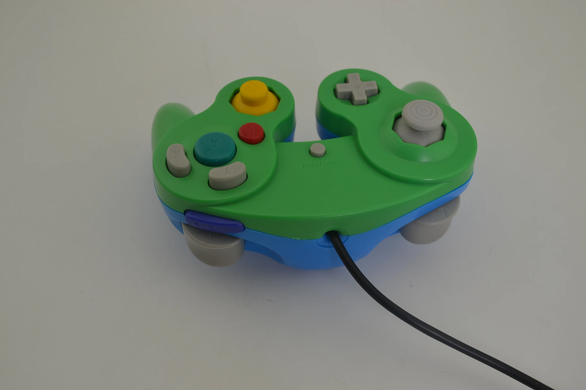 Blue green 2,4 ГГц контроллер беспроводной геймпад джойстик для N-G-C для wii, для GameCube - Цвет: Blue green