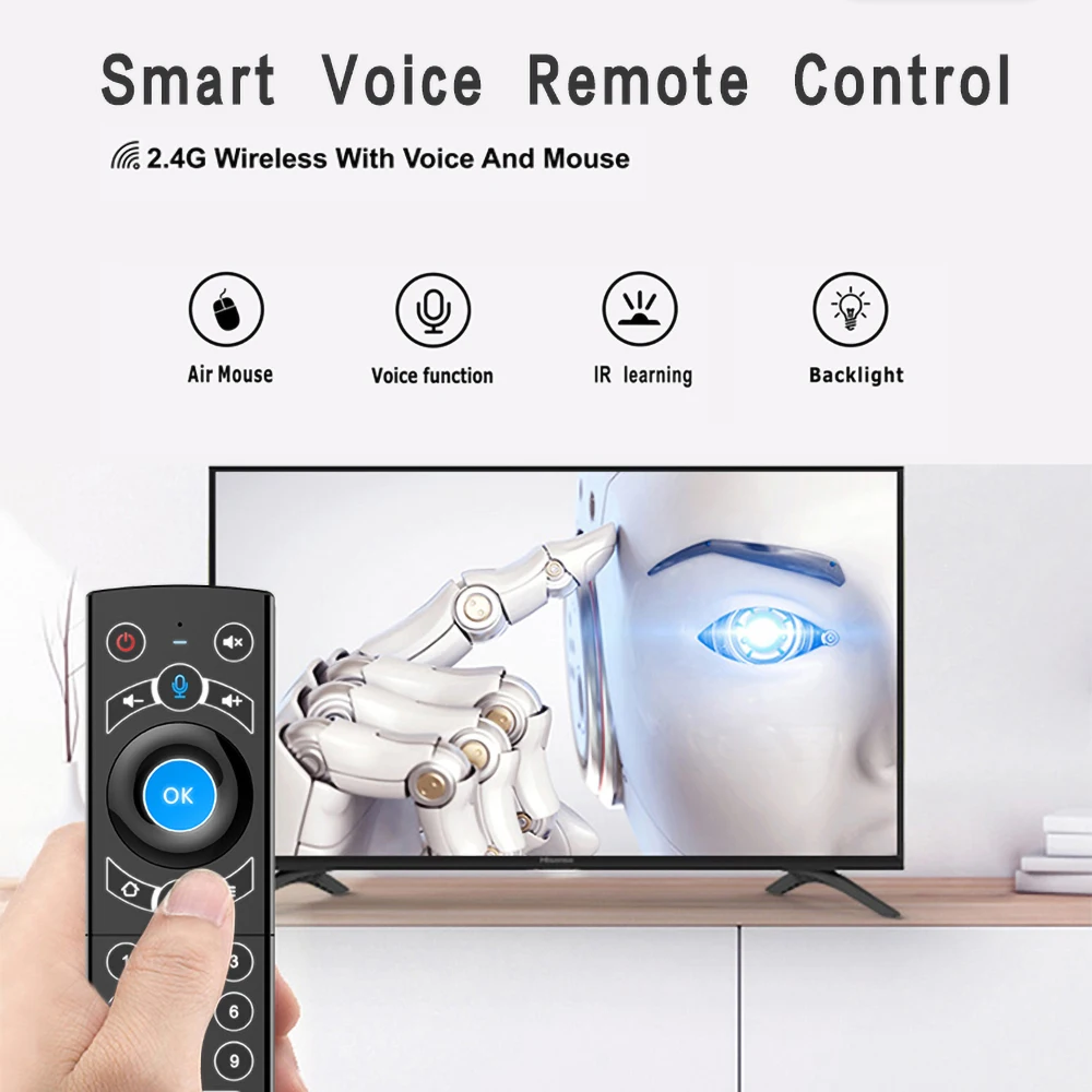 Беспроводная мышь G21 Pro Fly Air Mouse 2 4G дистанционное управление с подсветкой и