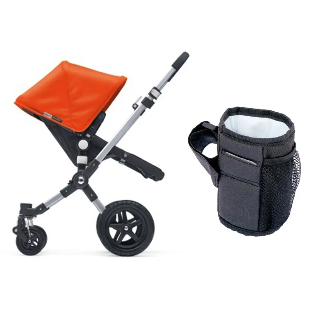 Soporte Universal para vaso de cochecito de bebé, bolsa de almacenamiento para llaves de teléfono, resistente al agua para cochecito de bebé, mochila con carro de compras