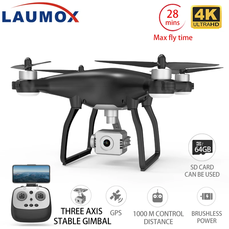 LAUMOX X35 Drone GPS WiFi 4K HD Kamera 