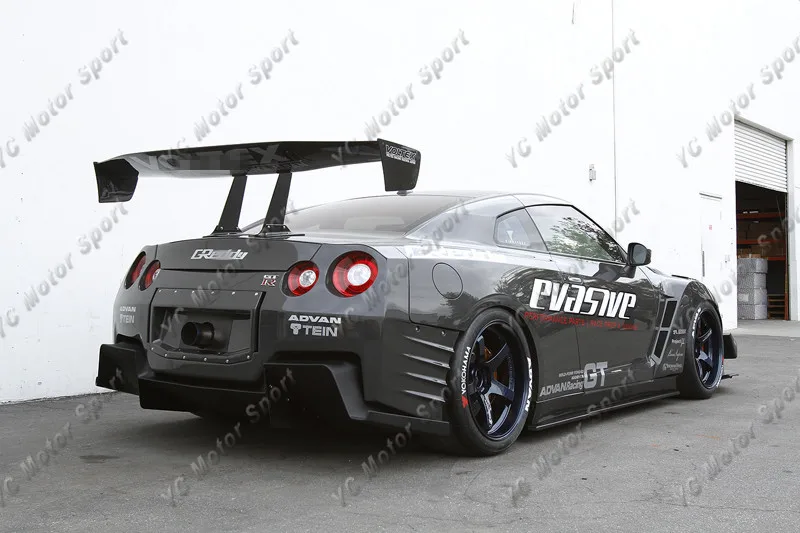 Universal Voltex Type 7 SWAN NECK Rear GT Wing Spoiler FRP  (44)