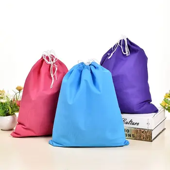 

Waterproof Drawstring Package Shoe Pocket storage organize bag Non-woven fabric pocket Drawstring Bags Toiletry Bag Case