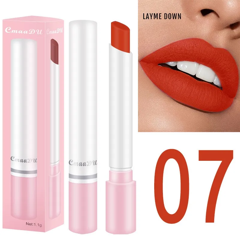 Длинная прочная водостойкая помада без выцветания матовая бархатная