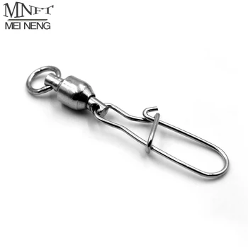

MNFT 12Pcs Stainless Steel Snap Swivel Fishing Accessories Solid Ring Terminal Tackles Connector Rig 0 # -8 # Optional