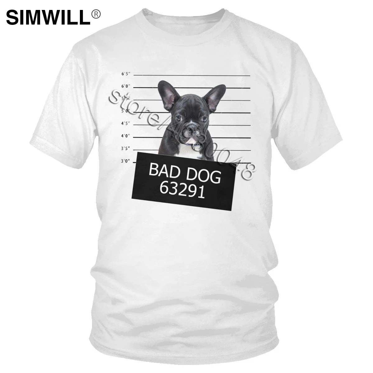 Забавные Bad Dog футболки для мужчин новинка с короткими рукавами 100% хлопок Pug Life