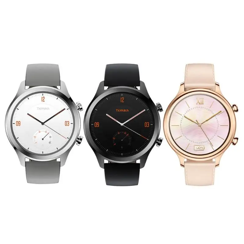 

Global Version Ticwatch C2 NFC Built-in GPS Google OS Heart Rate IP68 Smart Watch Fitness Tracking Smartwatchs