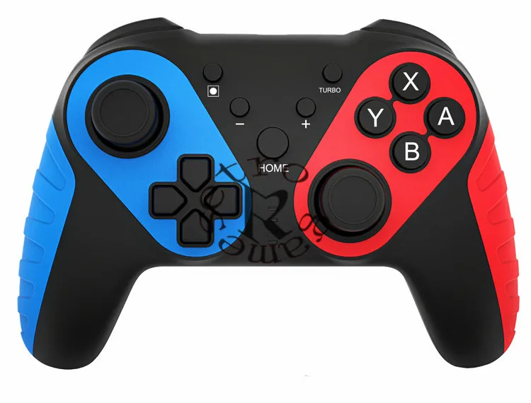 Для Switch Pro беспроводной проводной контроллер Bluetooth геймпад с функцией NFC для nintendo Switch видеоигр - Цвет: Красный