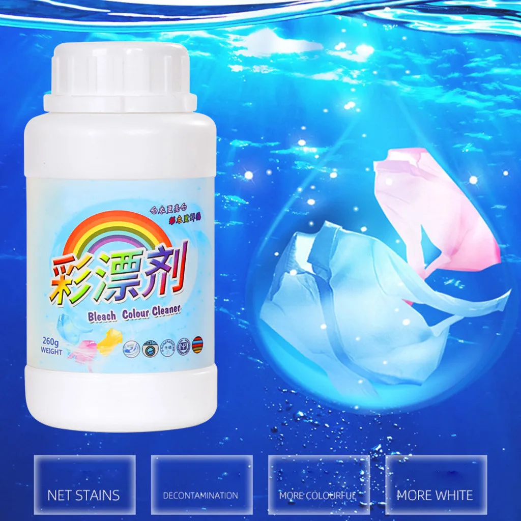 Clothing Color Bleaching Powder Mildew Stain Bleaching Whitening Strong Detergen For Clothes Cleaner Bathroom