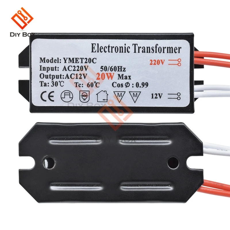 20W AC 220V to 12V Step Down Voltage Converter Power Transformer Regulator LED Driver for Smart Home LED Light Ceiling Cabinet 20W AC 220V to 12V Step Down Voltage Converter Power Transformer Regulator LED Driver for Smart Home LED Light Ceiling Cabinet