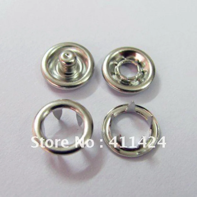 Оптовая продажа 300 шт./лот 9 мм Кольцевая застежка кнопка|prong snap button|buttons wholesalewholesale