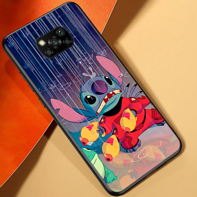 Capinha de Celular Dw63 Stitch Ohana Coração Desenho Feminina Para Xiaomi  Redmi Note Mi Poco 7 8 9 10 11 12 M3 M4 X3 X4 X5 Pro Lite