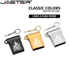 JASTER Mini USB 2,0 32 Гб 64 ГБ реальная емкость usb флеш-накопитель 128 ГБ флеш-накопитель 16 ГБ 8 ГБ флеш-накопитель u Диск флеш-карта памяти