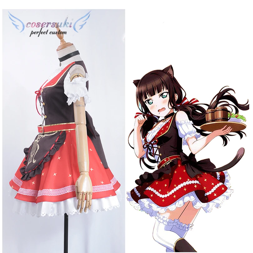 Lovelive Kurosawa Dia Bremen Band косплей карнавал костюм Хэллоуин Рождественский Костюм