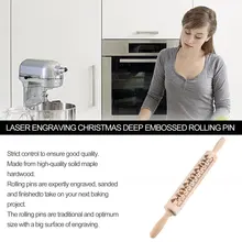 43*5 см собака Снежинка кошка деревянная Скалка тиснение выпечка печенья лапша печенье, фондан, пирог тесто шаблон ролик