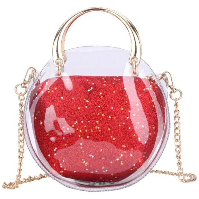 

New Wave Korean Version of the Wild Simple Shoulder Slung Small Square Bag Jelly Fairy Bag