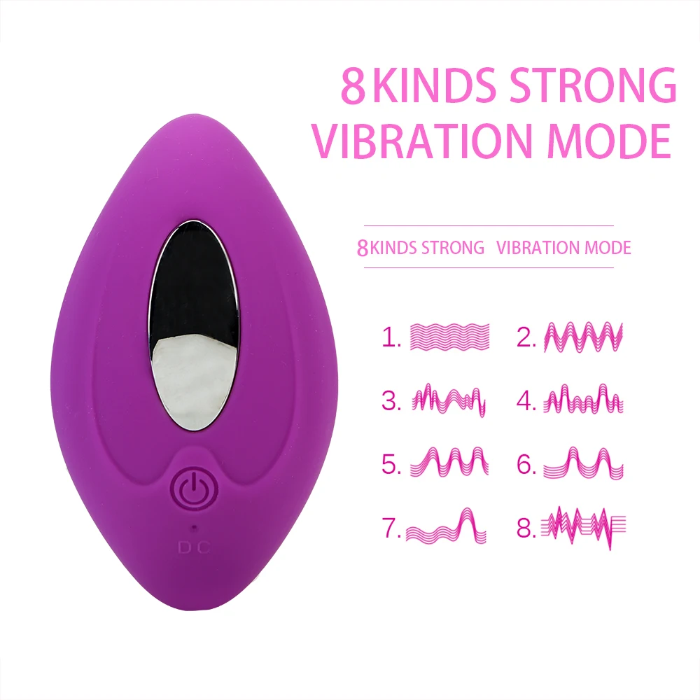 Remote Control Vibrating Egg G Spot Clitoris Stimulator 8 Speed_voghion.com
