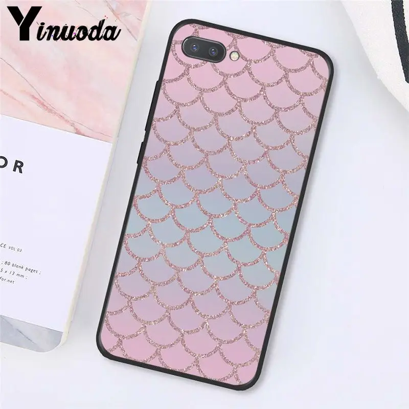 Pink Purple Glitter Mermaid Scales