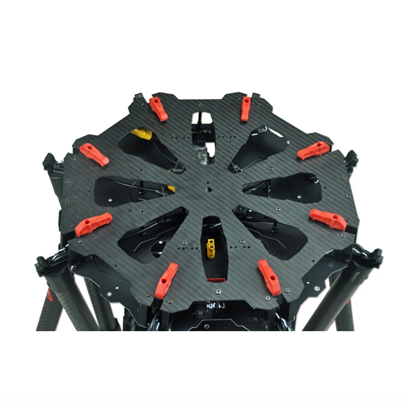 1 комплект RC X8 восьмиосевая Базовая рама стойка DIY шасси из углеродного волокна 395 мм длина руки мотор фиксированное сиденье с батарейной пластиной