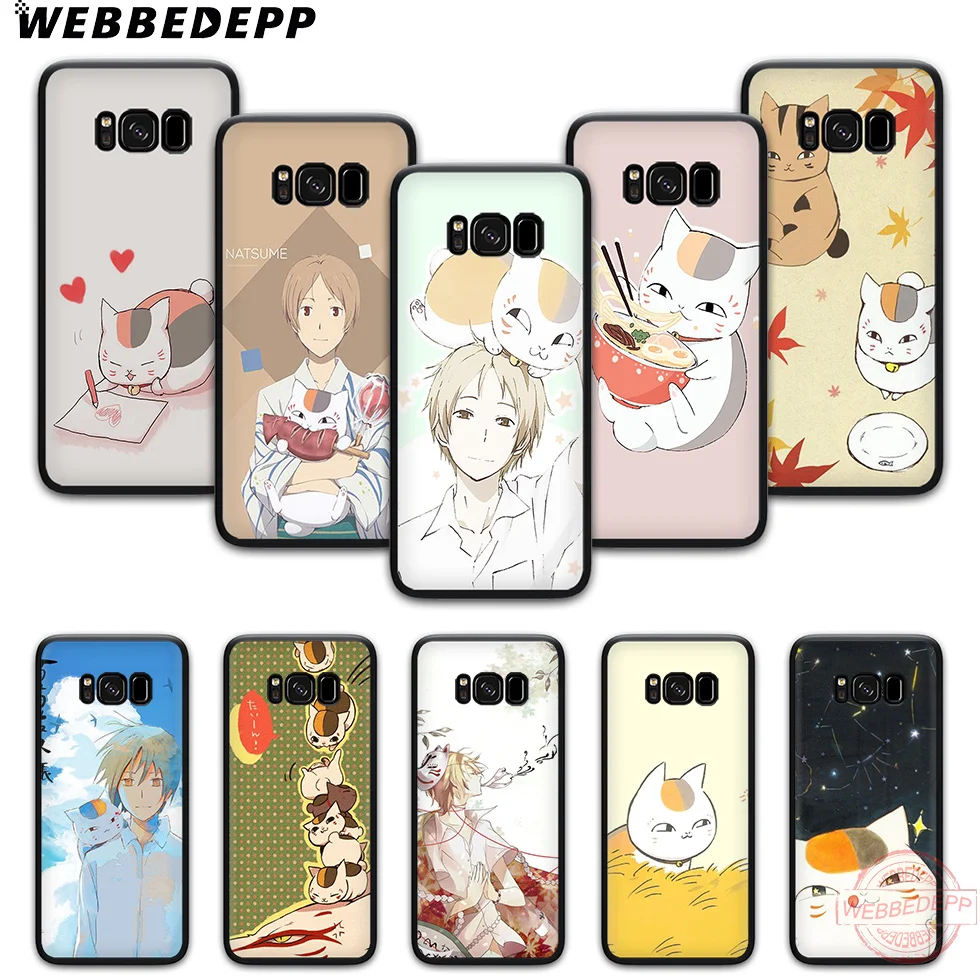 WEBBEDEPP Natsume мягкий чехол для телефона с изображением цветов Samsung S6 S7 край S8 S9 S10 плюс