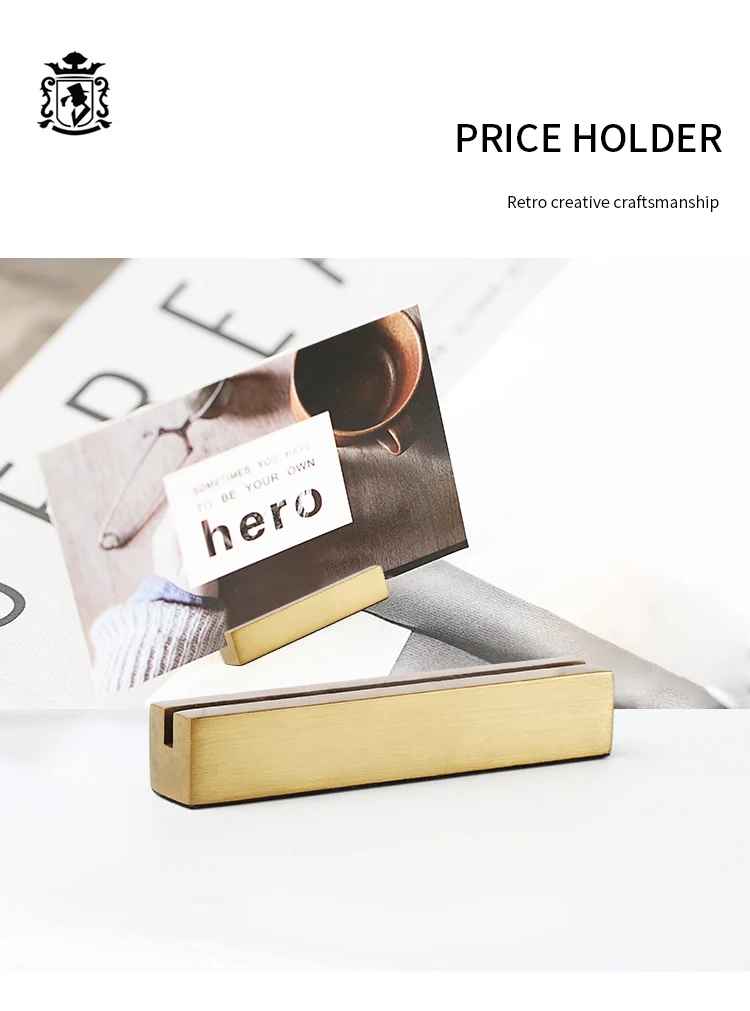  Price Holder Business Card Table Card Photos Unique Design Stand for Desk Office for Shops