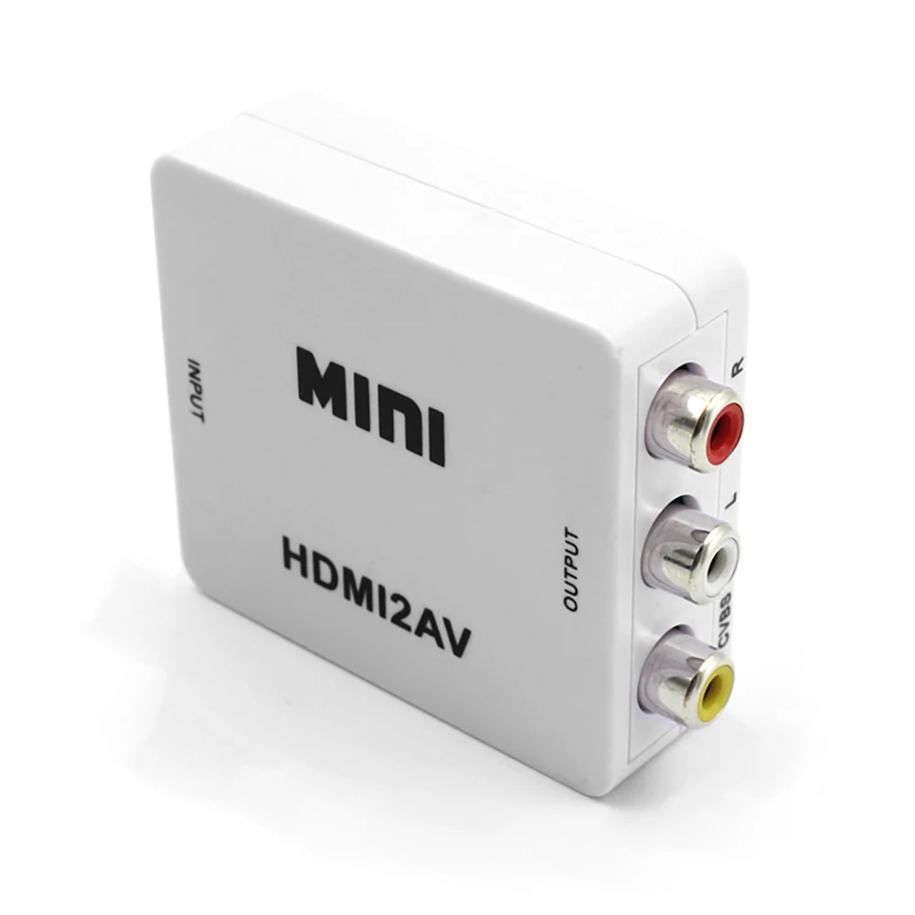 Мини HDMI к 3RCA CVBS композитный видео AV конвертер адаптер ТВ PS3 VHS и VCR D LK