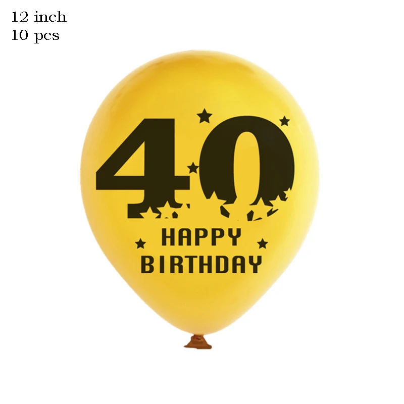 10 С днем рождения 30/50/60th конфетти потолок Висячие вихревое украшение день рождения номер латекса конфетти воздушные шары принадлежности для юбилейной вечеринки - Цвет: 10