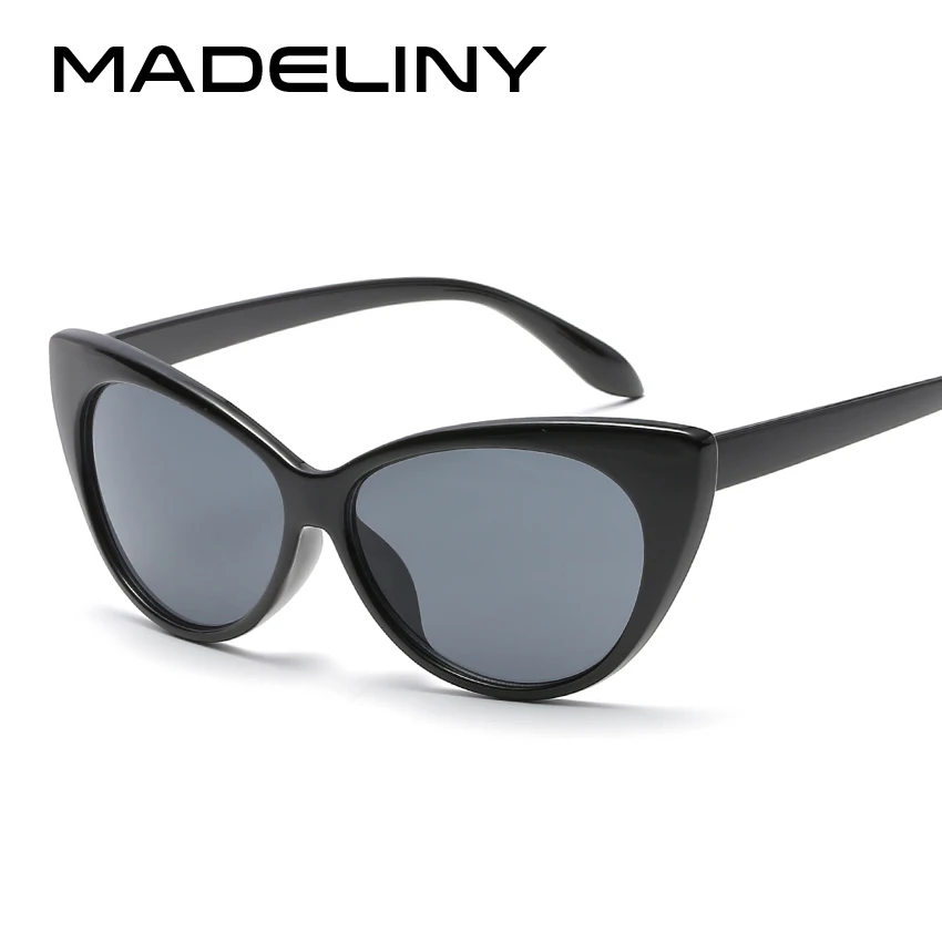 MADELINY, новая мода, кошачий глаз, солнцезащитные очки для женщин, брендовые, дизайнерские, винтажные, женские, сексуальные, кошачий глаз, очки Oculos De Sol Feminino MA006