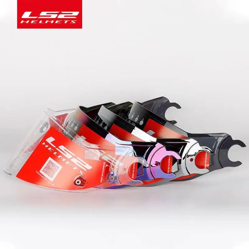 LS2 VORTEX helmet visor clear dark smoke silver rainbow shield only for FF313 helmets lens |