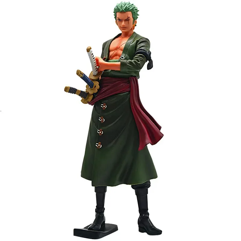 Een Stuk 18Cm Anime Figuur Roronoa Zoro Drie-Blade Sa Maximale Manga Anime Standbeeld Pvc Action Figure Collection model Gift Speelgoed