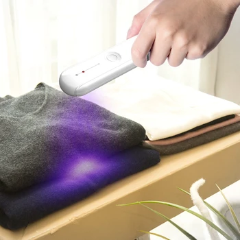 

UV Disin-fection Lamp Ultraviolet Light Sanitizer Portable Mobile Phone Sterili-zer Wand Bar for Home Office Travel Use