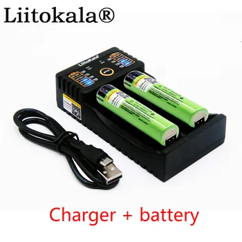 

LiitoKala lii-202 USB 26650 18650 AAA AA Smart Charger + 2pcs NCR18650B 3.7V 18650 3400mAh Li-ion Rechargeable Battery (NO PCB)