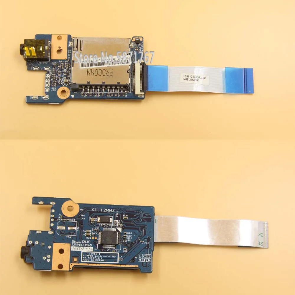 สำหรับ Lenovo 15.6 "G580 SD CardReader Board W/สาย48.4SG27.011