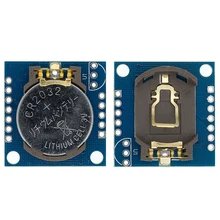 1 pçs i2c rtc ds1307 at24c32 módulo de relógio em tempo real para avr arm pic minúsculos módulos rtc i2c memória ds1307 relógio