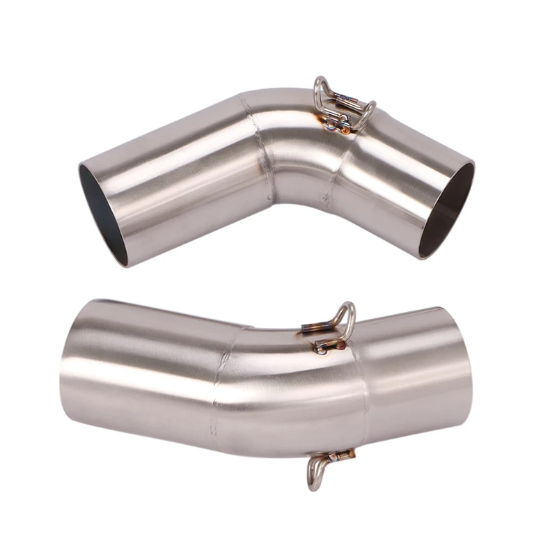 

Slip On Motorcycle Exhaust Mid Connect Tube Stainless Steel For Ducati Monster 696 695 795 796 1100 All Years