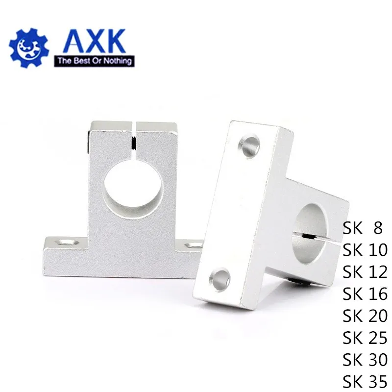 4 шт./лот линейный подшипник SK8 SK10 SK12 SK16 SK20 SK25 SK30 SK35 8 мм опорный вал XYZ Настольный