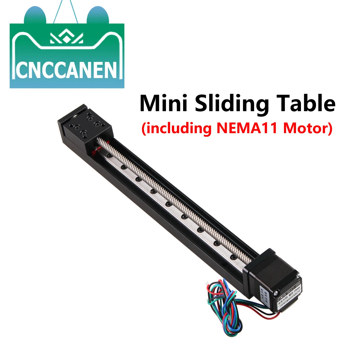 Mini Sliding Table Linear Motion Guide Rail Slide T6 Lead Screw Storke 50-200mm 