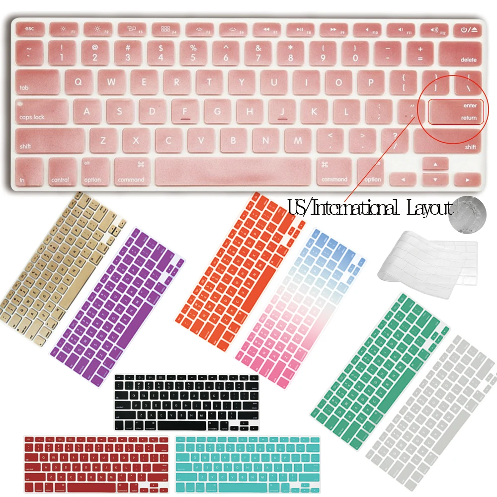 Adesivi Per Tastiera Per Apple Macbook Air 13 "A1932/Air 13 A2179/Air 13 A2337 (M1) 2020 Cover In Silicone