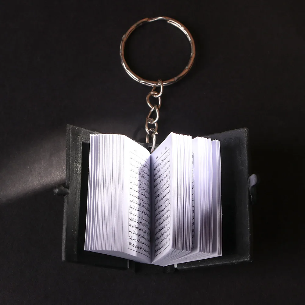Noband JSFGFSDH Mini livre du Coran en papier véritable pour lire les objets arabes