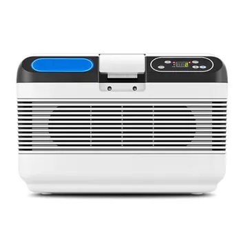 

12L White Refrigeration Car Refrigerator Cold and Warm Car Home Dual Double Cooling 220V AC / 12V DC