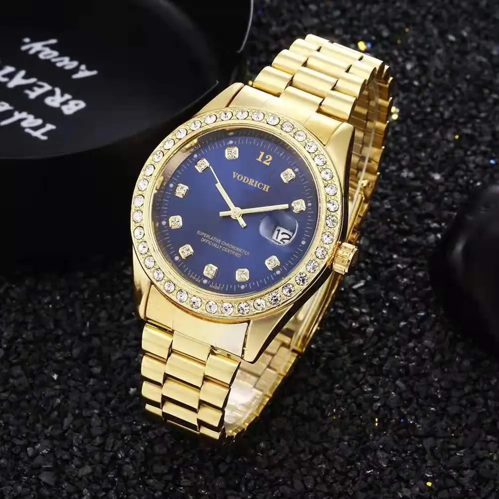 

Men's Tyrant Gold Hand International High-end Brand Automatic Quartz Watch Stainless Steel Strap Watch High-end Atmosphere.