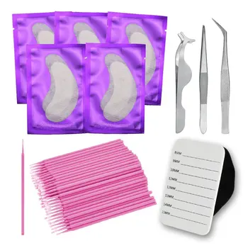 

100 /Bag Disposable Eyelash Extension Set Makeup Cotton Swabs Mini Individual Mascara Brush Cotton Swab Makeup Set