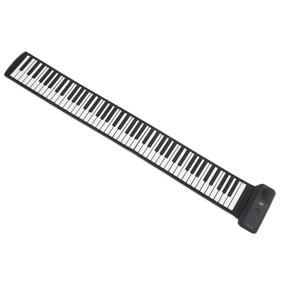 88 клавиш USB MIDI рулон пианино электронная портативная силиконовая Гибкая клавиатура орган встроенный динамик с сустейн педалью горячая распродажа