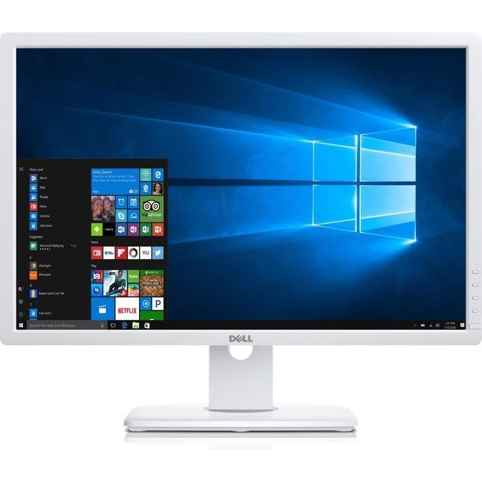Монитор Dell 24" UltraSharp U2412M белый IPS 16:10 DVI DisplayPort Mat HAS Pivot 300cd USB