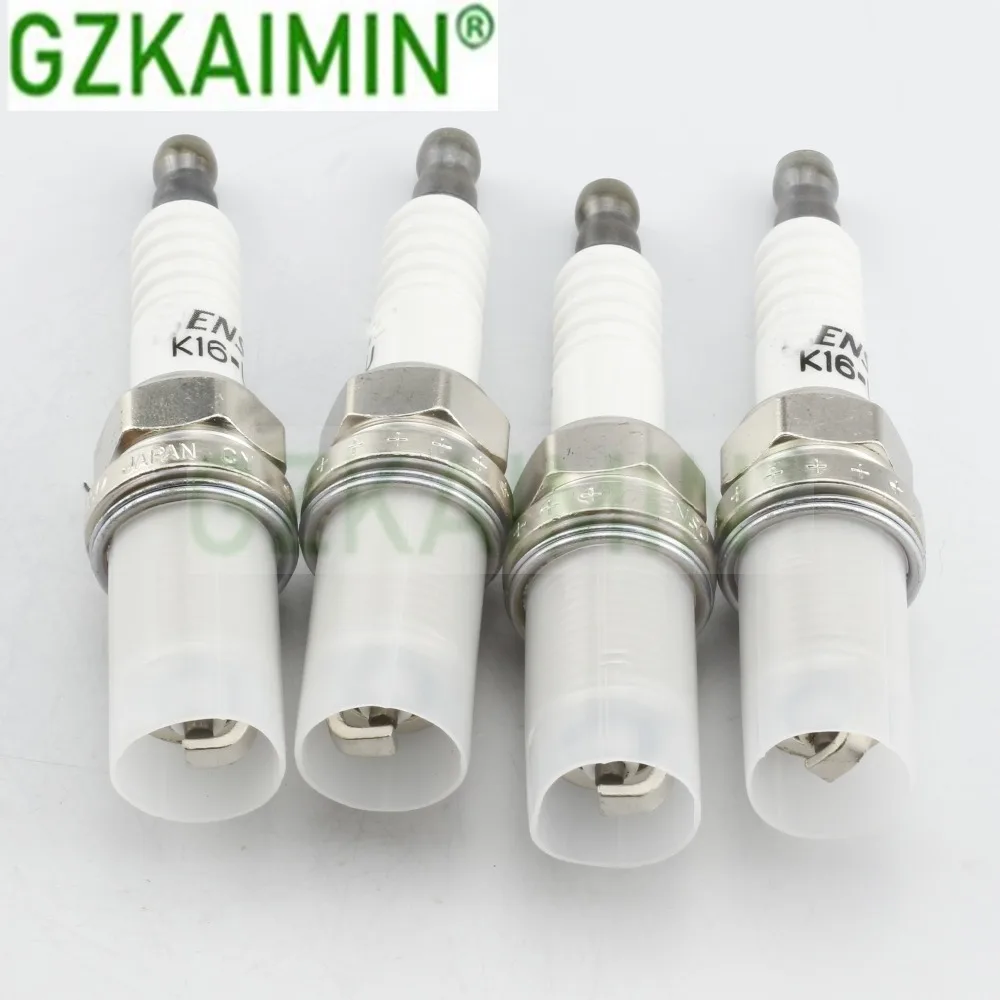 4 шт. автозапчасти свечи зажигания K16-U 90919-YZZAD подходит Corolla Cynos Hilux Previa Land Cruiser 80
