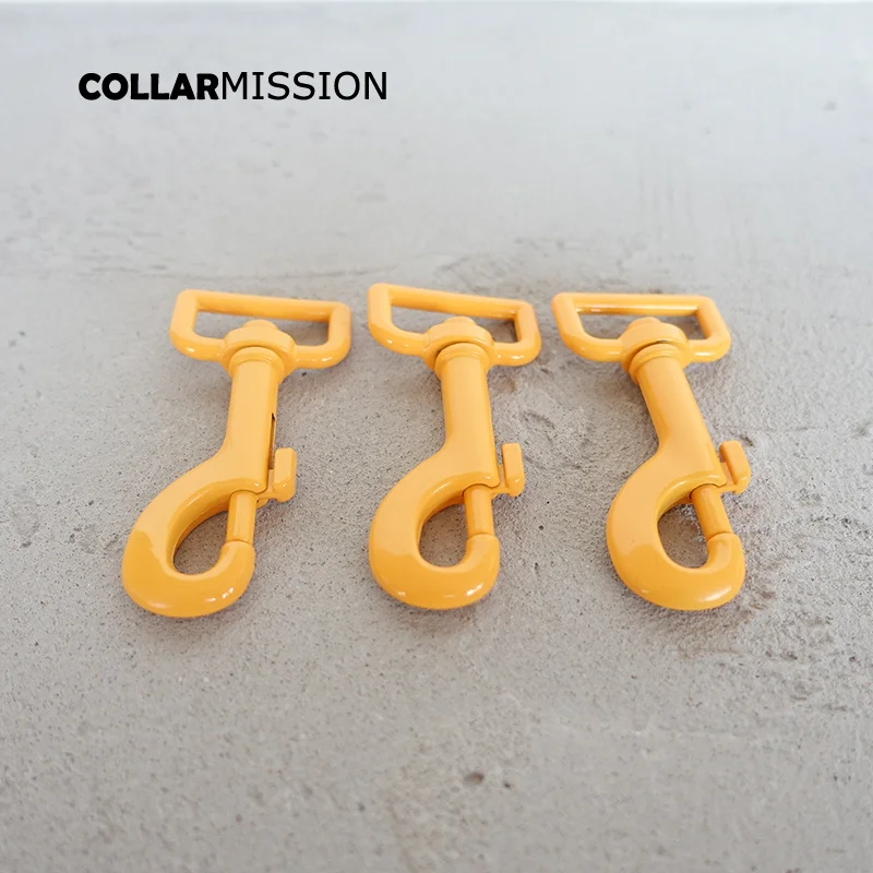 Metal orange colored baking paint dog clip hook durable and strong swivel snap zinc alloy Diy accessories CPK25O | Дом и сад