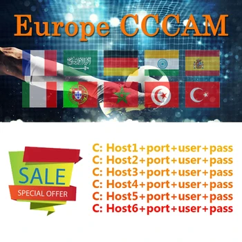 

6/7/8 C-lines Spain Cccam Cline For 1 Year Europe Portugal Poland France Czech CCAM Server For DVB S2 Satellite Receiver GTMEDIA