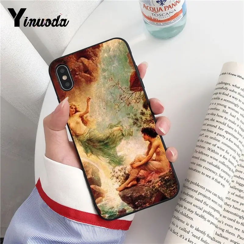 Yinuoda художественные картины Рождение Венеры клиента высокого качества чехол для телефона iPhone 8 7 6 6S Plus 5s SE XR X XS MAX Coque Shell - Цвет: A11