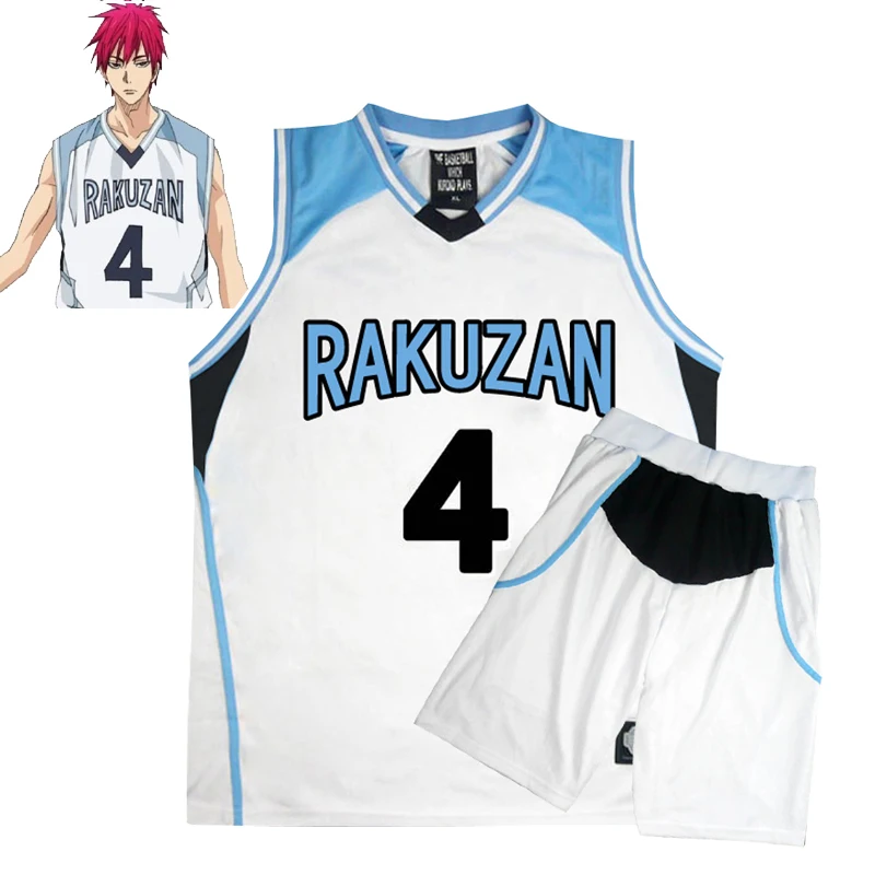 Аниме Kuroko no Basuke корзина Косплей ракузан школьная форма Акаси сейюр Мужская